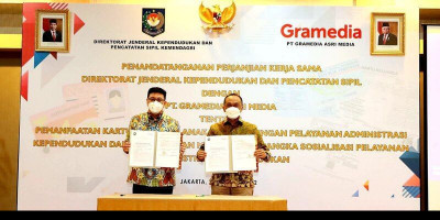 Transformasi Cerdas Dukcapil, Anak Indonesia Dapat Diskon Dari Gramedia