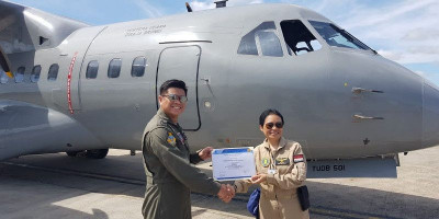 PT Dirgantara Indonesia Latih Pilot Angkatan Udara Brunei Operasikan CN 235