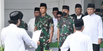 Hari Santri di Pemkot Malang, Danrem 083/Baladhika Jaya Sampaikan Nilai-Nilai Kebangsaan