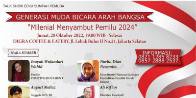 Generasi Muda Bicara Arah Bangsa Milenial Menyambut Pemilu 2024