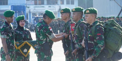 Torehkan Prestasi Dalam Penugasan di Papua, Satgas Pamwiltasrat RI-PNG Yonif 126/KC Dilpas Kasdam XVII/Cenderawasih
