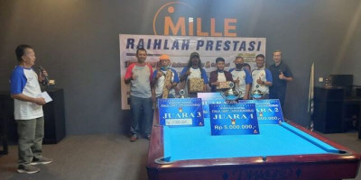 Mereka yang Terbaik di Turnamen Biliar antar Wartawan dan Korporasi 2022 