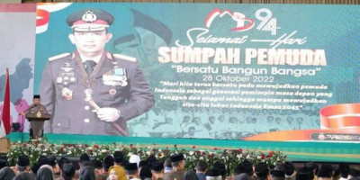 Orasi Kebangsaan Sumpah Pemuda, Kapolri: Persatuan-Kesatuan Wujudkan Indonesia Emas 2045