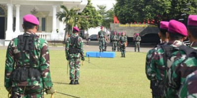 Gelar Upacara Bendera, Prajurit Korps Marinir Dilarang Berpolitik Praktis