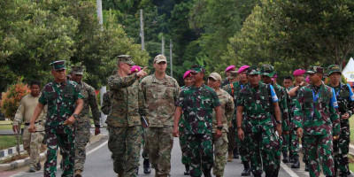 Dankormar Tinjau Latihan Bersama Antara Marinir TNI AL Dan USMC
