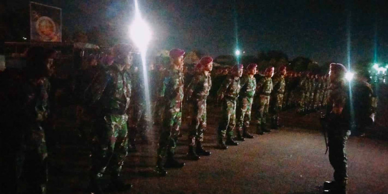 Korps Marinir TNI AL Kirimkan Prajuritnya Bantu Korban Bencana Gempa Cianjur