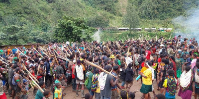Acara Adat Bakar Batu Masyarakat Pegunungan Papua Berjalan Aman dan Lancar