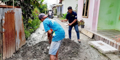 Gang Nurhayati Tidak Banjir Lagi Usai Diperbaiki SMSI Binjai-Langkat