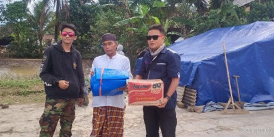 SMSI Bandar Lampung Bantu Korban Gempa Cianjur