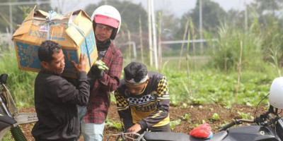 PWI Peduli Kota Bogor Gandeng Komunitas Trail Bogor Salurkan Bantuan untuk Gempa Cianjur
