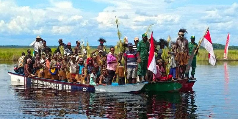 Festival Budaya Sejuta Rawa 2022 di Mappi Papua 
