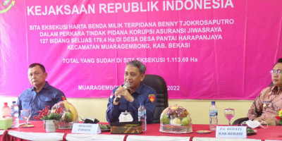 Aset Terpidana Benny Tjokrosaputro berupa Tanah Seluas 179,4 HA Kembali Disita Eksekusi