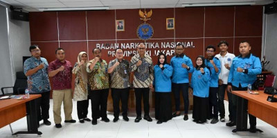 Kepala BNNP DKI Jakarta Brigjen Pol Jackson Lapalonga Terima Audiensi Pengurus GANA