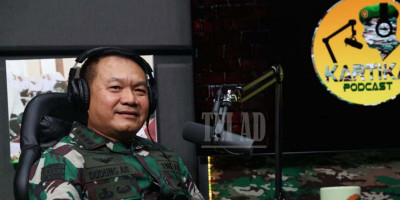 TNI AD Launching Kartika Podcast, Jenderal Dudung Jadi Tamu Perdana