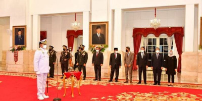 Laksamana Yudo Margono Resmi Dilantik Presiden RI Sebagai Panglima TNI
