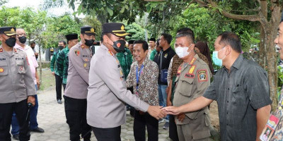 Polresta Blitar Tinjau Pengamanan dan Pelaksanaan Pilkades Serentak