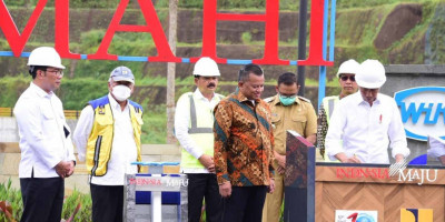 Diresmikan Presiden Jokowi, Bendungan Sukamahi Kurangi Risiko Banjir Jakarta dan Potensi Ekowisata Tinggi