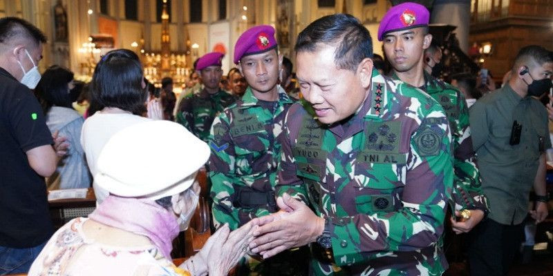 Panglima TNI Tinjau Pengamanan dan Misa Natal 2022
