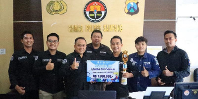 Anggota Humas Polres Sampang Juara ke-3 Lomba Fotografi