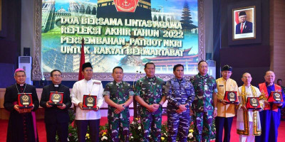 Doa Bersama Lintas Agama, Tegaskan TNI AL sebagai Rumah Pancasila