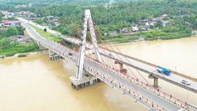 Dua Jembatan di Dharmasraya Tingkatkan Konektivitas Sumbar dan Jambi