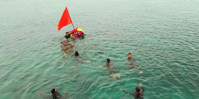 TNI AL  Adakan Kejuaraan Renang dan Selam Danlantamal VII Cup