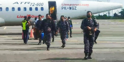 TNI AL Bangun Posko Peneliti di Pulau yang Mendadak Muncul ke Permukaan Laut