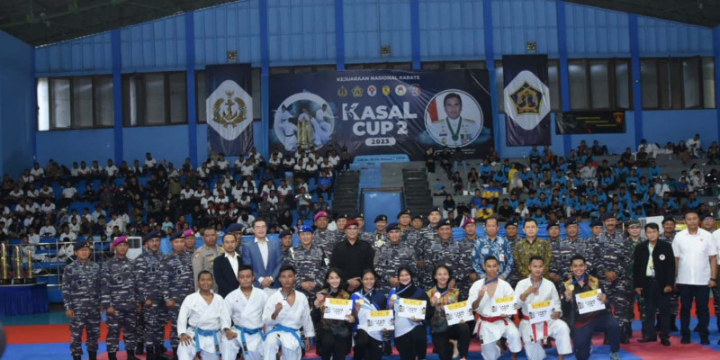 Prajurit Korps Marinir Jawara Kejurnas Karate Kasal Cup II Tahun 2023