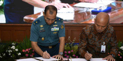 Lanjutkan Kerja Sama, TNI AL Tandatangani PKS dengan Empat Mitra Bank Pemerintah