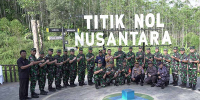 Panglima TNI Tinjau IKN di Titik Nol Nusantara