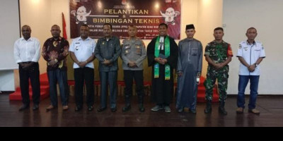 Danposramil Biak Kota Hadiri Undangan Pelantikan dan Pelatihan Teknis PPS Pemilu 2024