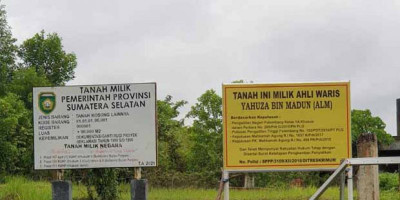 Terkait Sengketa Tanah Untuk Masjid. Wartawan Senior Laporkan Gubernur Sumsel ke Presiden