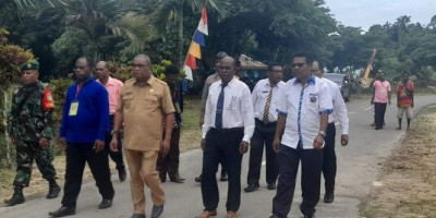 Babinsa Hadiri Raker I GKI Klasis Biak Timur Kanaan Makmakerbo 2023