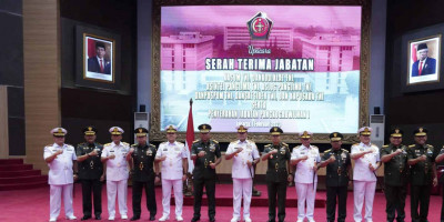 Panglima TNI Pimpin Sertijab Tujuh Jabatan di Lingkungan Mabes TNI