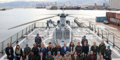 Satgas Perdamian TNI AL, KRI Frans Kaisiepo-368 Dijuluki “The Power Host of MTF” 