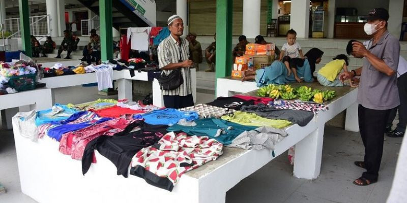 Selesai Dibangun Kembali, Pasar Aksara di Kota Medan Mulai Dihuni Pedagang