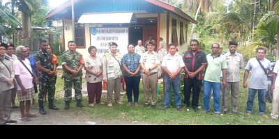 Danposramil Biak Kota Hadiri Kegiatan GEMAPATAS di Kampung Sanumi