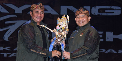 Pagelaran Wayang Golek Lakon Jabang Tutuka, Gatot Kaca Kesatria Pringgadani Sambangi Pusdikkatpassus