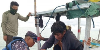 TNI AL Berhasil Evakuasi Korban Hanyut di Perairan Pulau Bunyu