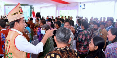 Groundbreaking PLTA Mentarang, Presiden Dukung Transformasi Indonesia Menuju Ekonomi Hijau