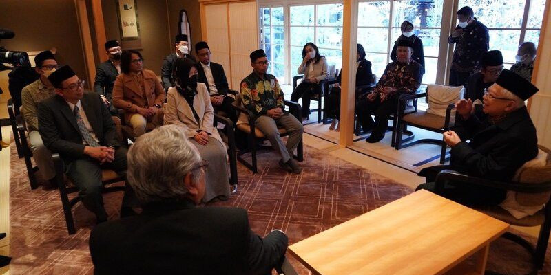 Perluas Jejaring Islam Moderat, PCINU Jepang Temui Wapres di Kyoto