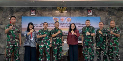 Korps Marinir TNI AL Tingkatkan Pengetahuan Prajurit tentang Hukum Humaniter Internasional dan HAM
