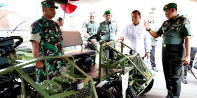 Menhan Prabowo Lihat Inovasi Komando Teritorial di Kodam III/ Siliwangi