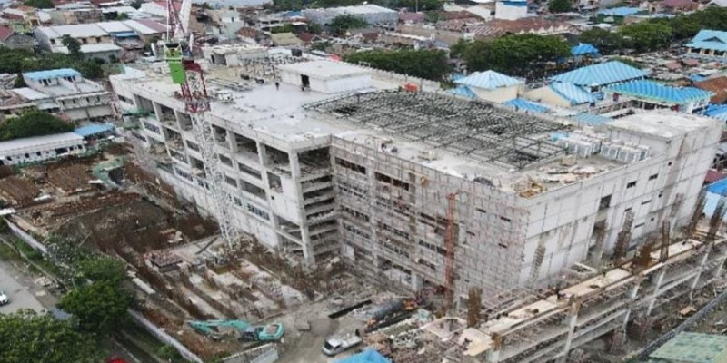 Ditargetkan Rampung Mei 2023, Rekonstruksi Rumah Sakit Anutapura Tahan Gemp