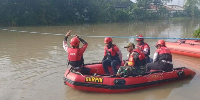 Sungai Brantas Makan Korban Jiwa, Dandim Surabaya Selatan Utus Danramil  