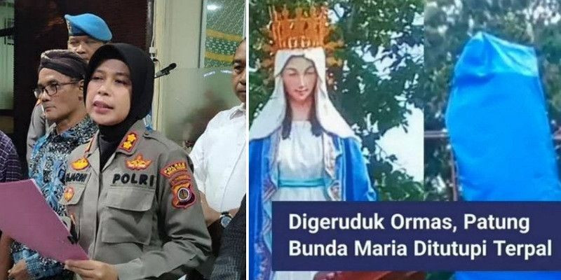 AKBP Muharomah Fajarini Dicopot dari Jabatan Kapolres Kulon Progo karena Patung Bunda Maria?