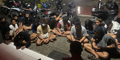Polresta Blitar Amankan Puluhan Pemuda di Srengat yang Akan Tawuran