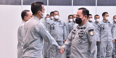 Naik Pangkat, Dua Letnan Kolonel Resmi Menjadi Kolonel Bakamla