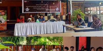 Rapat Pleno Terbuka Rekapitulasi DPHP Tingkat PPS-Pemilu 2024 PPS Kelurahan Fandoi