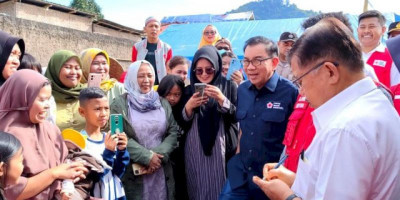 PMI Tetap Bertahan Bantu Warga Korban Gempa Cianjur